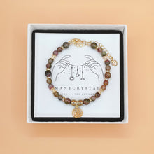 將圖片載入圖庫檢視器 西瓜碧璽14k包金手鍊